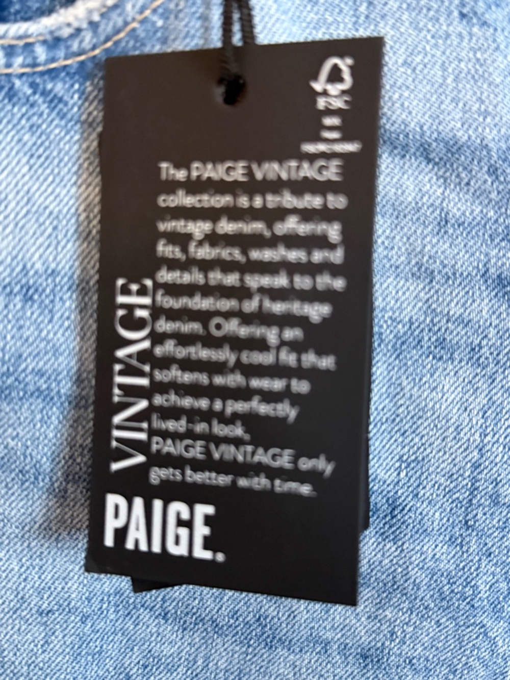 NWT* PAIGE Sasha High Rise Wide Leg jeans "Vintage" collection women size 30 - Picture 4 of 11